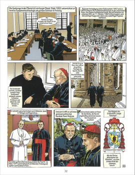 AUF DEM WEG MIT JOH PAUL II UND BENEDIKT XVI Comic