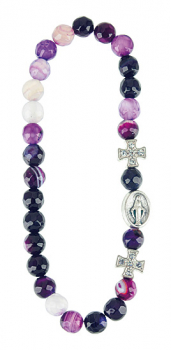 ARMBAND ACHAT AMETHYST