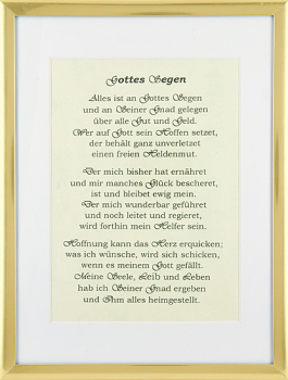 BILD GOTTES SEGEN