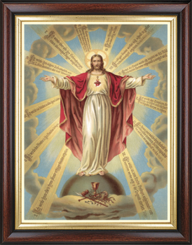BILD DIE ZWÖLF VERHEISSUNGEN DES GÖTTLICHEN HERZENS JESU