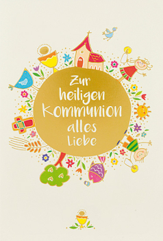 BILLET HEILIGE ERSTKOMMUNION