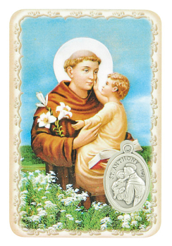 GEBETSKARTE HL. ANTONIUS VON PADUA