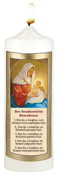 FREUDENREICHER ROSENKRANZ KERZE
