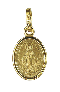 WUNDERTÄTIGE MEDAILLE Gold 14ct