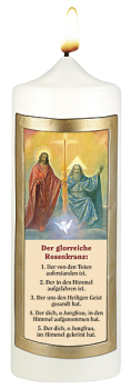 GLORREICHER ROSENKRANZ KERZE
