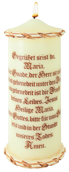 KERZE GEGRÜßET SEIST DU MARIA