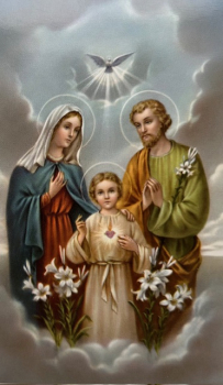 BILDCHEN HEILIGE FAMILIE