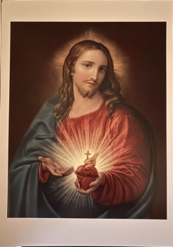 BILD HERZ JESU  Poster