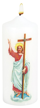 AUFERSTANDENER JESUS KERZE