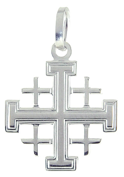 KREUZ JERUSALEM SILBER