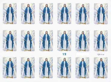 AUFKLEBER Wundertätige Madonna