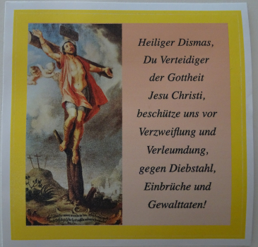 AUFKLEBER ST.DISMAS