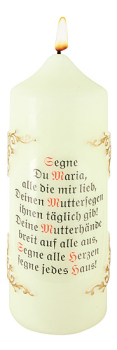 KERZE SEGNE DU MARIA ALLE DIE MIR LIEB