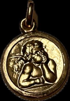 MEDAILLE SCHUTZENGERL 8ct Gold