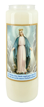 NOVENENKERZE WUNDERTÄTIGE MUTTERGOTTES