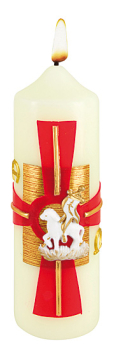 OSTERKERZE LAMM MIT SIEGESFAHNE
