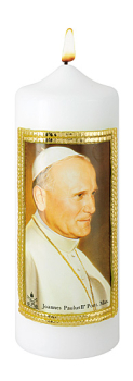 PAPST JOHANNES PAUL II. KERZE