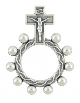RINGROSENKRANZ METALL KREUZ
