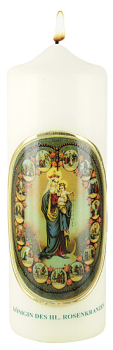 ROSENKRANZKÖNIGIN KERZE