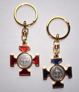 SCHLÜSSELANHÄNGER KREUZ BENEDIKT