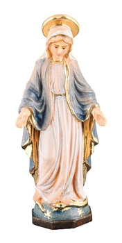 STATUE WUNDERTÄTIGE MADONNA HOLZ