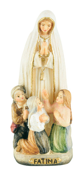 STATUE FATIMAGRUPPE HOLZ