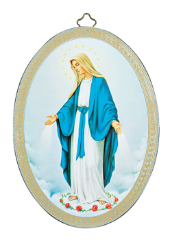 BILD WUNDERTÄTIGE MUTTERGOTTES OVAL