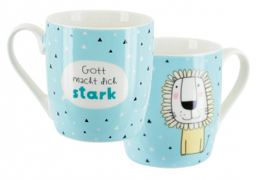 TASSE GOTT MACHT MICH STARK