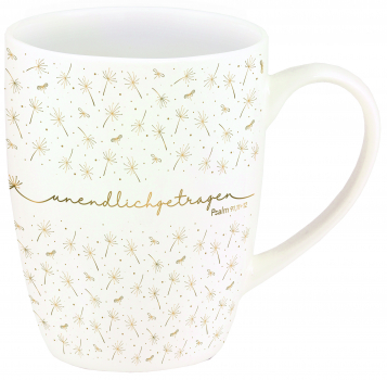 TASSE UNENDLICH GETRAGEN