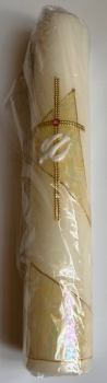 TAUFKERZE TAUBE ROSA STEIN