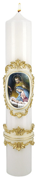 WEIHNACHTSKERZE HL. FAMILIE