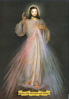 JESUS ICH VETRAUE AUF DICH Postkarte