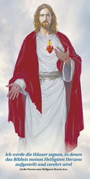 GEBETSFALTBLATT Große Novene zum Hl Herzen Jesu