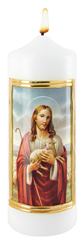 JESUS DER GUTE HIRTE KERZE