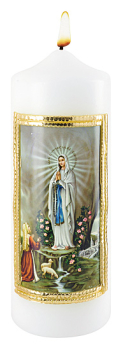LOURDES MADONNA KERZE