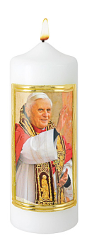 PAPST BENEDIKT XVI KERZE