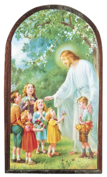 BILD JESUS DER KINDERFREUND