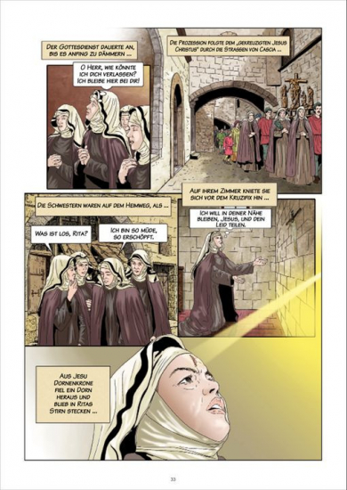 DIE HEILIGE RITA VON CASCIA Comic