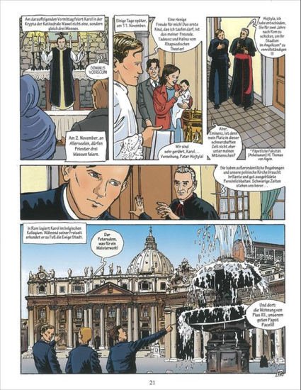 AUF DEM WEG MIT JOH PAUL II Comic