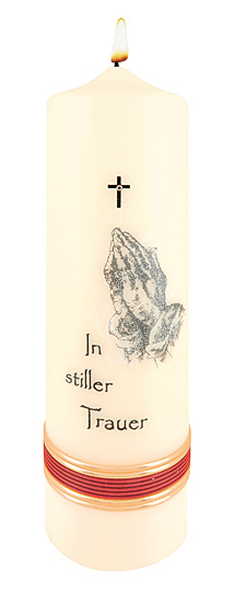 GEDENKKERZE In stiller Trauer
