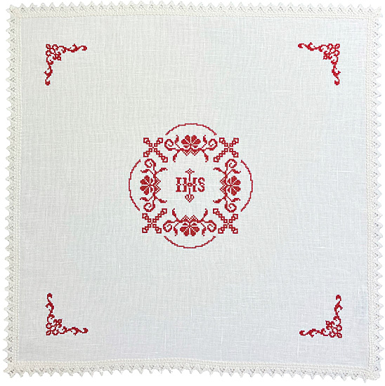 OSTERWEIHDECKE BESTICKT IHS