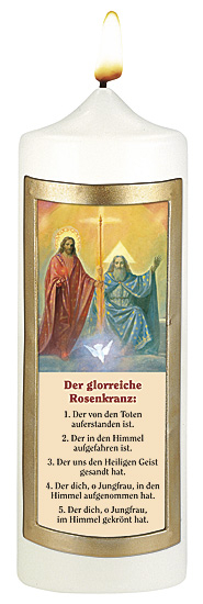 GLORREICHER ROSENKRANZ KERZE