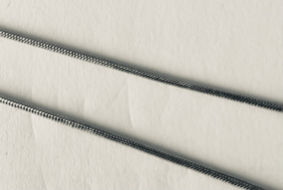 SCHLANGENKETTE 42 cm 925 Silber