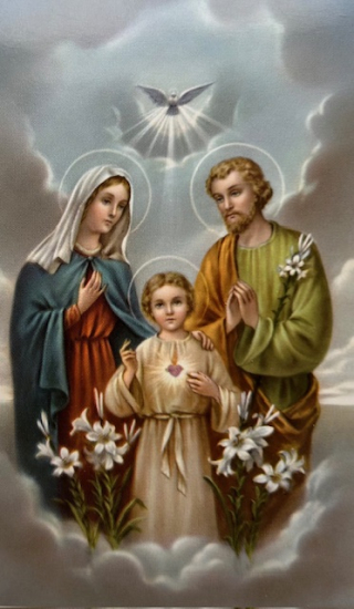 BILDCHEN HEILIGE FAMILIE