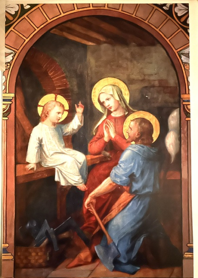 BILD HEILIGE FAMILIE IN NAZARETH