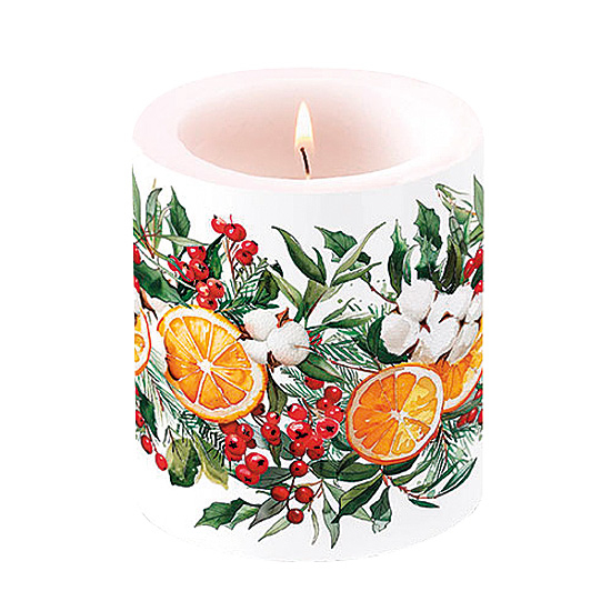 KERZE WINTERFRÜCHTE