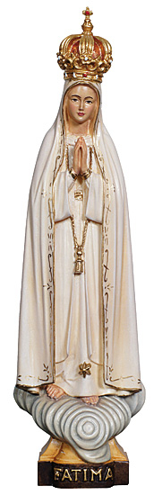 STATUE FATIMA HOLZ