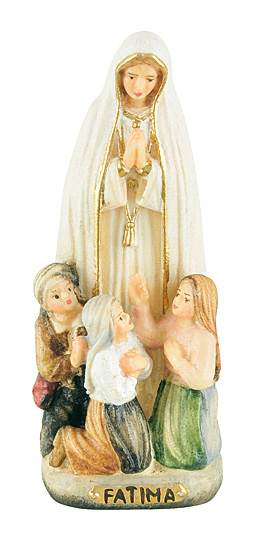 STATUE FATIMAGRUPPE HOLZ