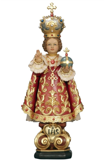 STATUE PRAGER JESUSKIND HOLZ