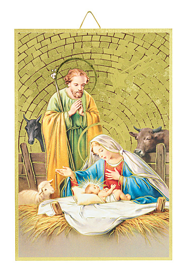 BILD HEILIGE FAMILIE Gold